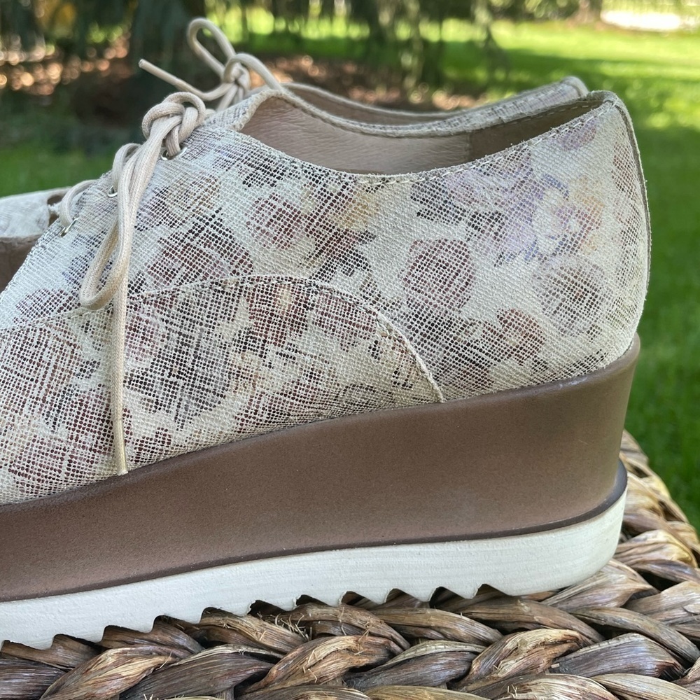 Boho Unity In Diversity Iris Lace Up Neutral Past… - image 7